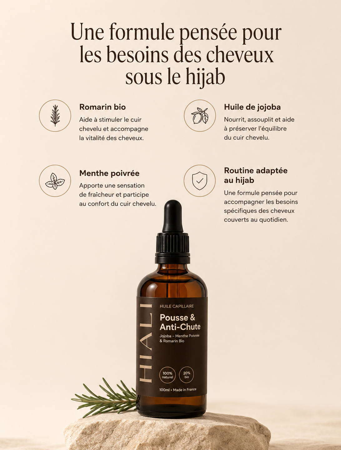 Huile capillaire